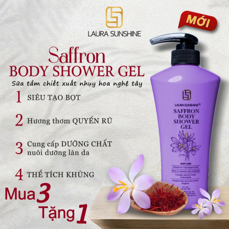 sữa tắm nhụy hoa nghệ tây (1)