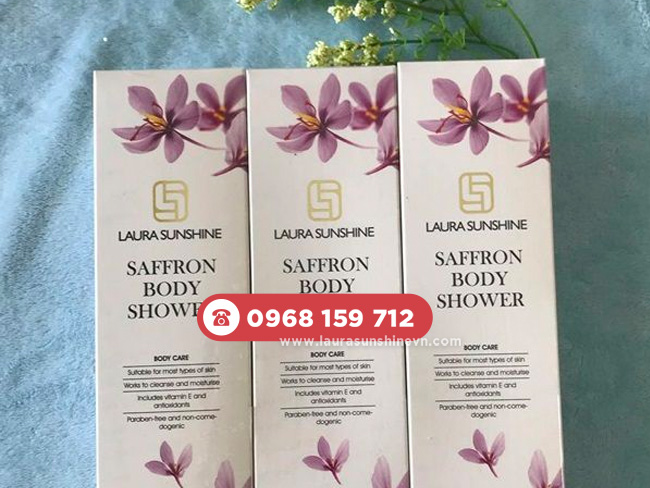 Sữa tắm nhuỵ hoa nghệ tây Laura Sunshine - Saffron Body Shower