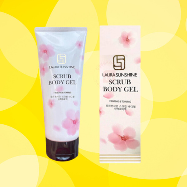 GEL TẮM TẨY DA CHẾT LAURA SUNSHINE SCRUB BODY 200ML