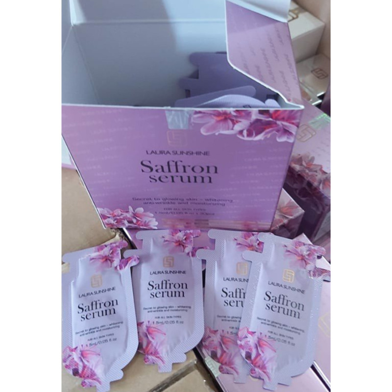 Serum nhụy hoa nghệ tây Laura Sunshine dạng gói (hộp x30 gói) (5)
