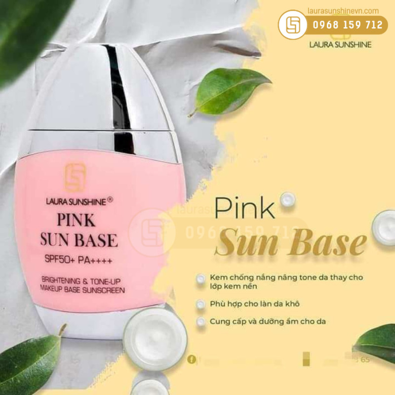 kem chống nắng pink sunbase laura (1)