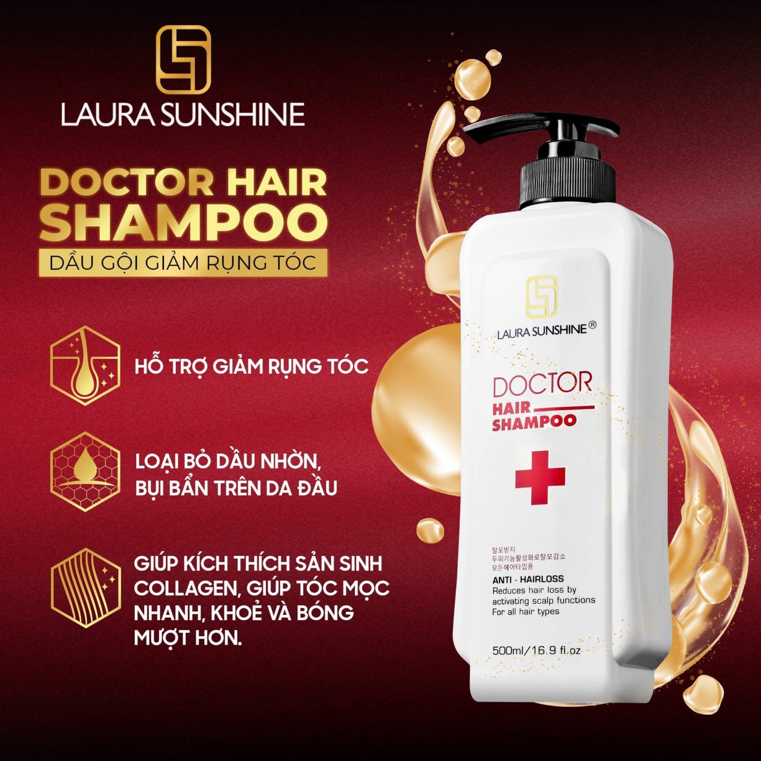 dầu gội laura chống rụng tóc