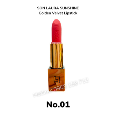 SON LAURA SUNSHINE Golden Velvet Lipstick - Màu số 1