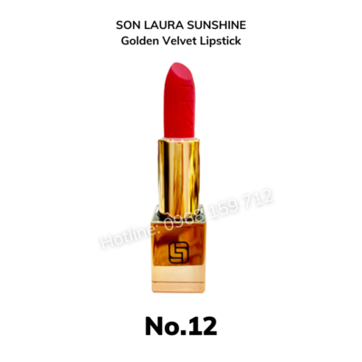 SON LAURA SUNSHINE Golden Velvet Lipstick - Màu số 12