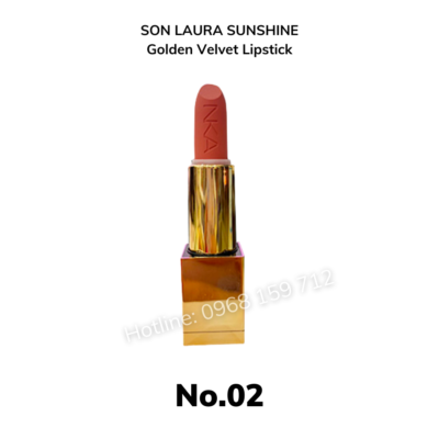 SON LAURA SUNSHINE Golden Velvet Lipstick - Màu số 2