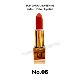 SON LAURA SUNSHINE Golden Velvet Lipstick - Màu số 6