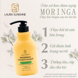 Dầu xả Hoa Chùm Ngây Laura Sunshine - Moringa Conditioner (Chai 500ml)