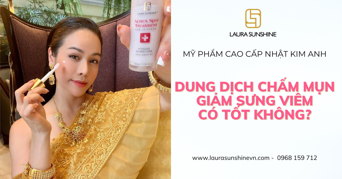 Dung dịch chấm mụn Laura Sunshine Acnes Spot Treatment 30ml – Giảm sưng viêm tức thì