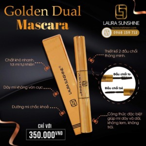 Mascara chuốt mi 2 đầu Laura Sunshine Golden Dual 10ml 3