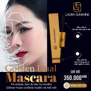 Mascara chuốt mi 2 đầu Laura Sunshine Golden Dual 10ml 4