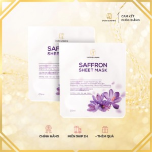 mặt nạ nhuỵ hoa nghệ tây laura sunshine safrron nhật kim anh