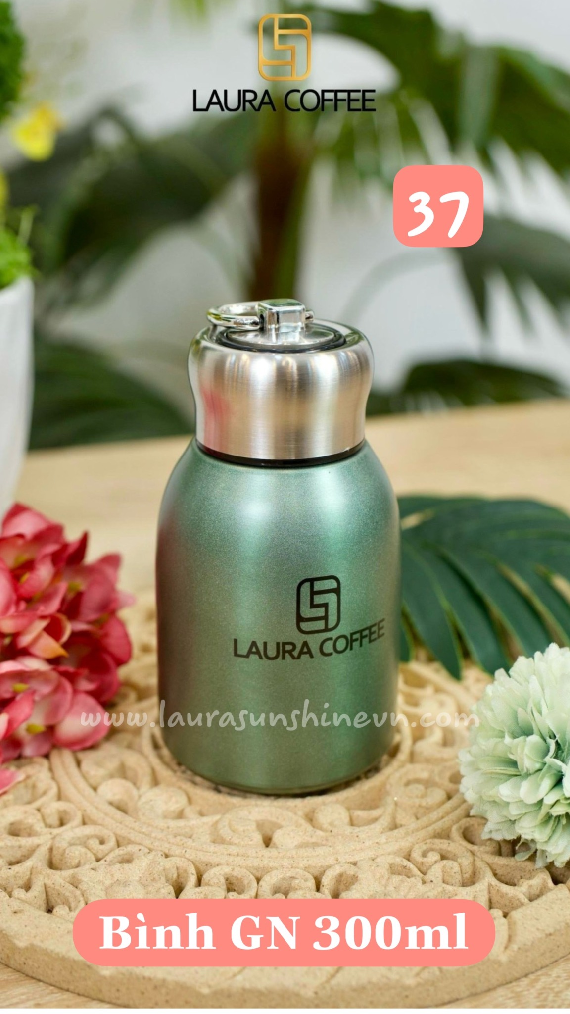 Bình giữ nhiệt Laura Coffee (300ml)