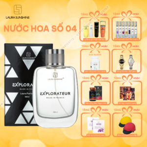 Nước hoa nam Số 4 Explorateur Laura Sunshine (100ml - Made in France)