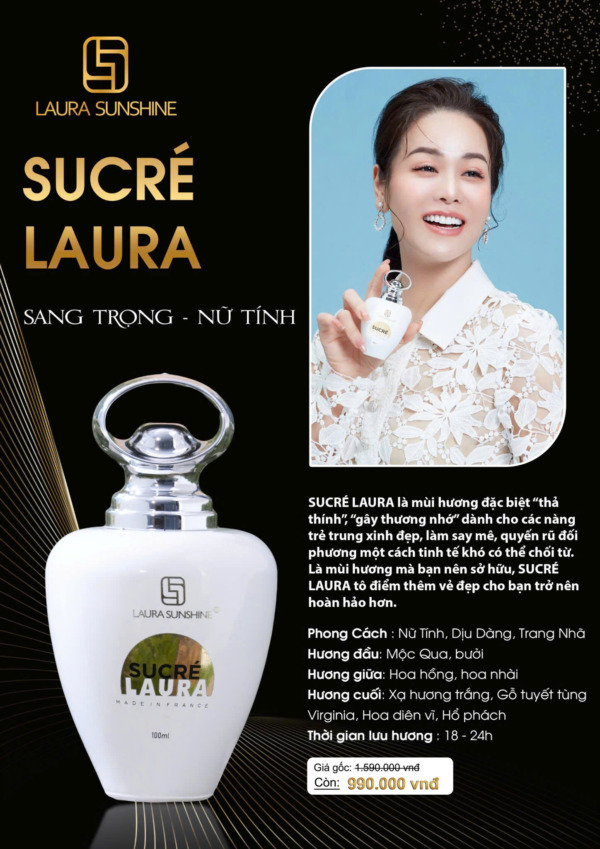 Nước hoa Nữ số 7 SUCRÉ LAURA Nhật Kim Anh 0 (2)