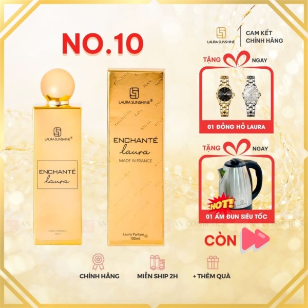 nước hoa số 10 mẫu mới laura paris nhật kim anh 13