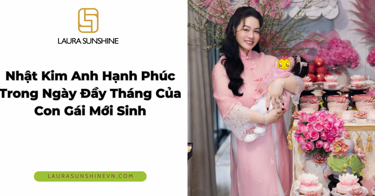 thumbnail Nhật Kim Anh Hạnh Phúc Trong Ngày Đầy Tháng Của Con Gái Mới Sinh