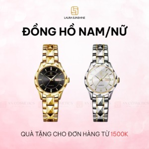 Đồng Hồ Đeo Tay Nam/Nữ Nhật Kim Anh Laura Sunshine