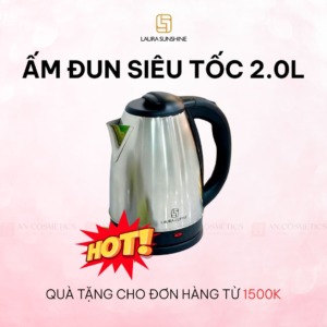 Ấm Đun Siêu Tốc Laura Coffee 2.0L