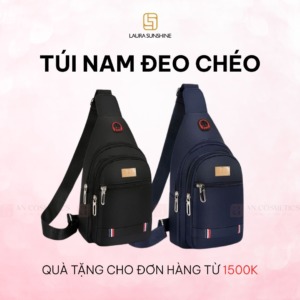 Túi Đeo Chéo Nam Laura Sunshine (nhiều ngăn)
