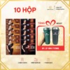 [TẶNG LY GN 710ML] 10 Hộp Cà Phê Laura Coffee Nhật Kim Anh - 2 Vị Đông Trùng Hạ Thảo & Nấm Linh Chi