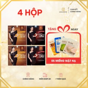 4 hộp cafe tặng 5 miếng mặt nạ