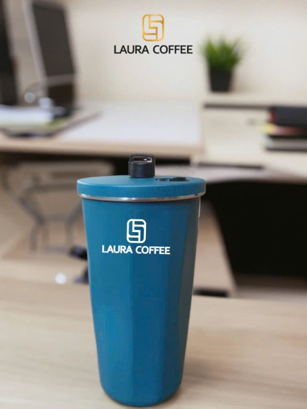 ly giu nhiet 600ml laura coffee nhat kim anh 1