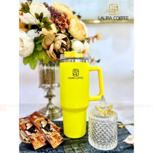 ly giữ nhiệt laura coffee siêu to có quai 1000ml 3