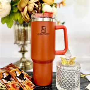 ly giữ nhiệt laura coffee siêu to có quai 1000ml 4