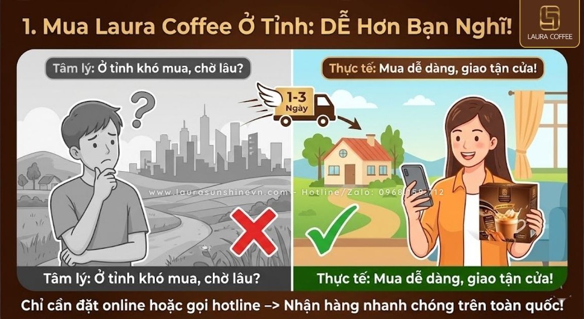 Ở Tỉnh Xa Có Dễ Mua Cà Phê Laura Coffee Nhật Kim Anh Không - 2
