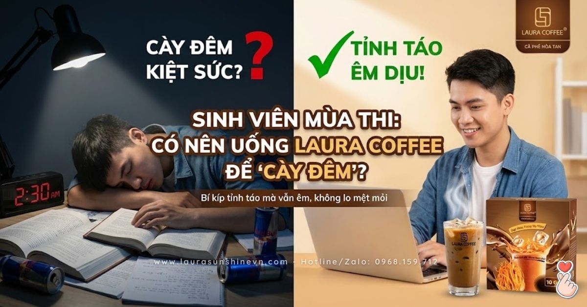 Sinh Viên Mùa Thi Có Nên Uống Laura Coffee Để Cày Đêm Học Bài Không (1)