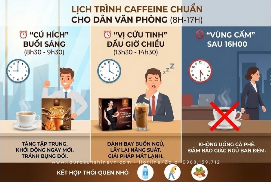 Tỉnh Táo Làm Việc Cả Ngày Cho Dân Văn Phòng Với Laura Coffee - 4