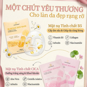 mặt nạ tinh chất cica và b5 laura sunshine nhật kim anh