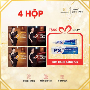 4 hộp laura coffee tặng kem đánh răng ps