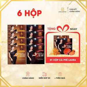 6 hộp laura coffee tặng 1 hộp laura coffee