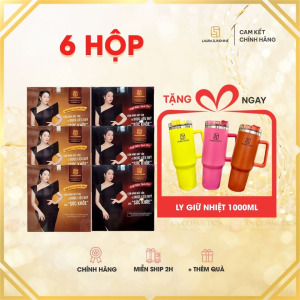 6 hộp laura coffee tặng ly giữ nhiệt 1000ml