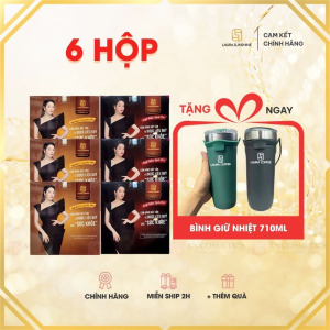 6 hộp laura coffee tặng ly giữ nhiệt 710ml