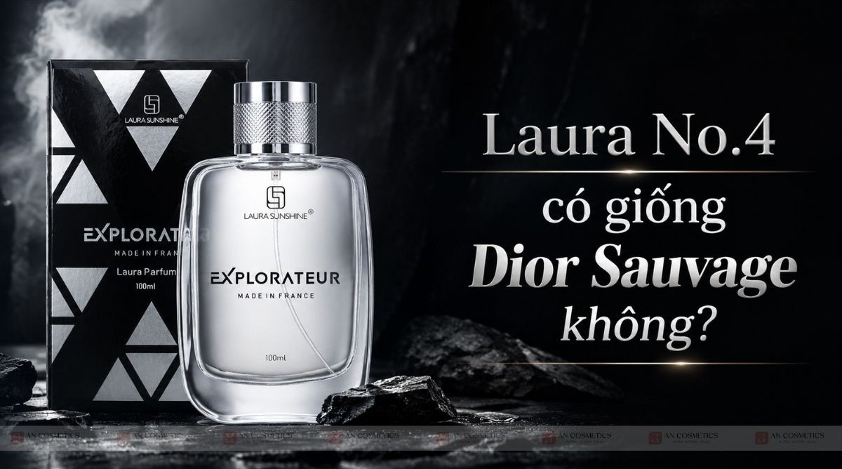 Laura Paris No.4 Explorateur có giống Dior Sauvage không - Laura Paris No.4 Explorateur có giống Dior Sauvage không