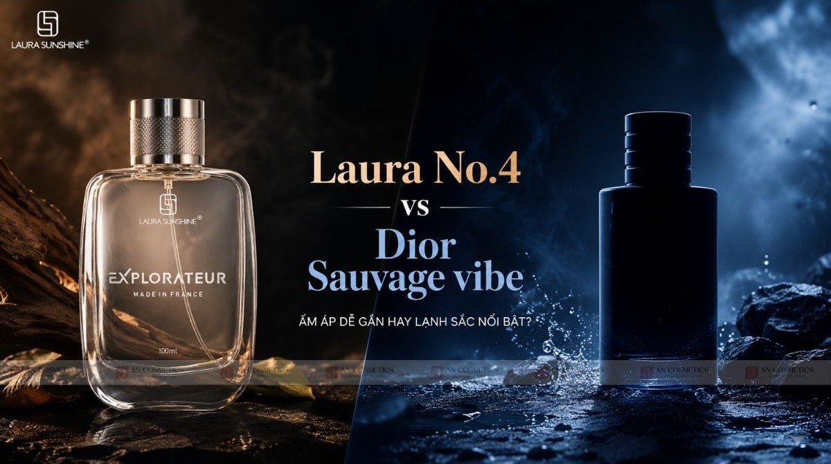 Laura Paris No.4 Explorateur có giống Dior Sauvage không - Laura Paris No.4 Explorateur có giống Dior Sauvage không