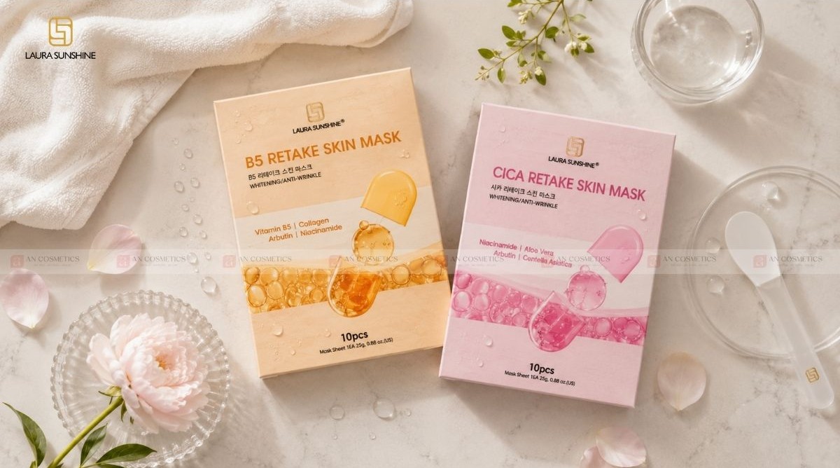 Mặt nạ B5 Cica Laura Sunshine cho da nhạy cảm